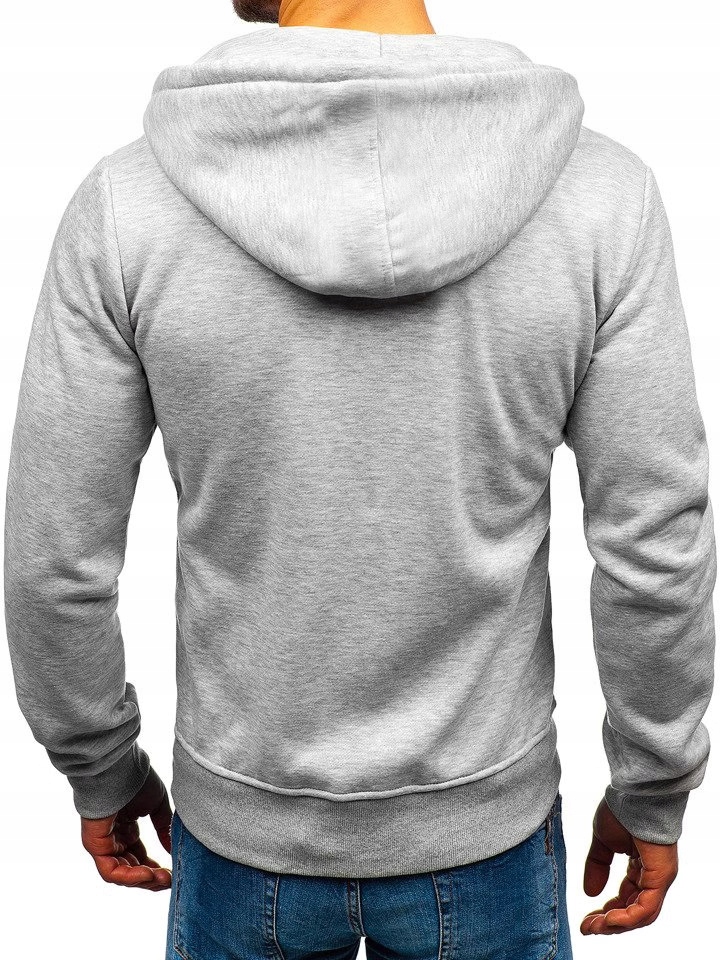BLUZA MĘSKA ROZPINANA KIESZENIE CIEPŁA Rozmiar M