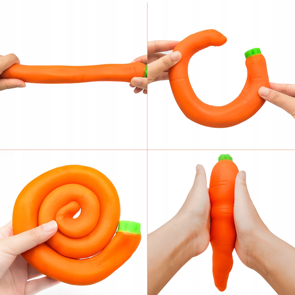 GNIOTEK MARCHEWKA PIASKOWA ANTYSTRESOWA SENSORYCZNA WARZYWA PRANK ŻART Marka Perfect