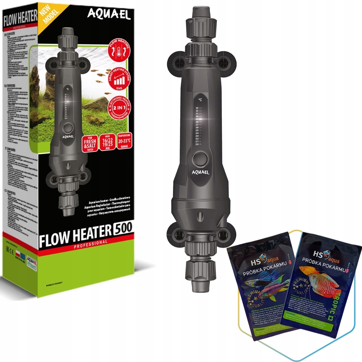 Levně Aquael Flow Heater 500W 2.0 Ohřívač do akvária