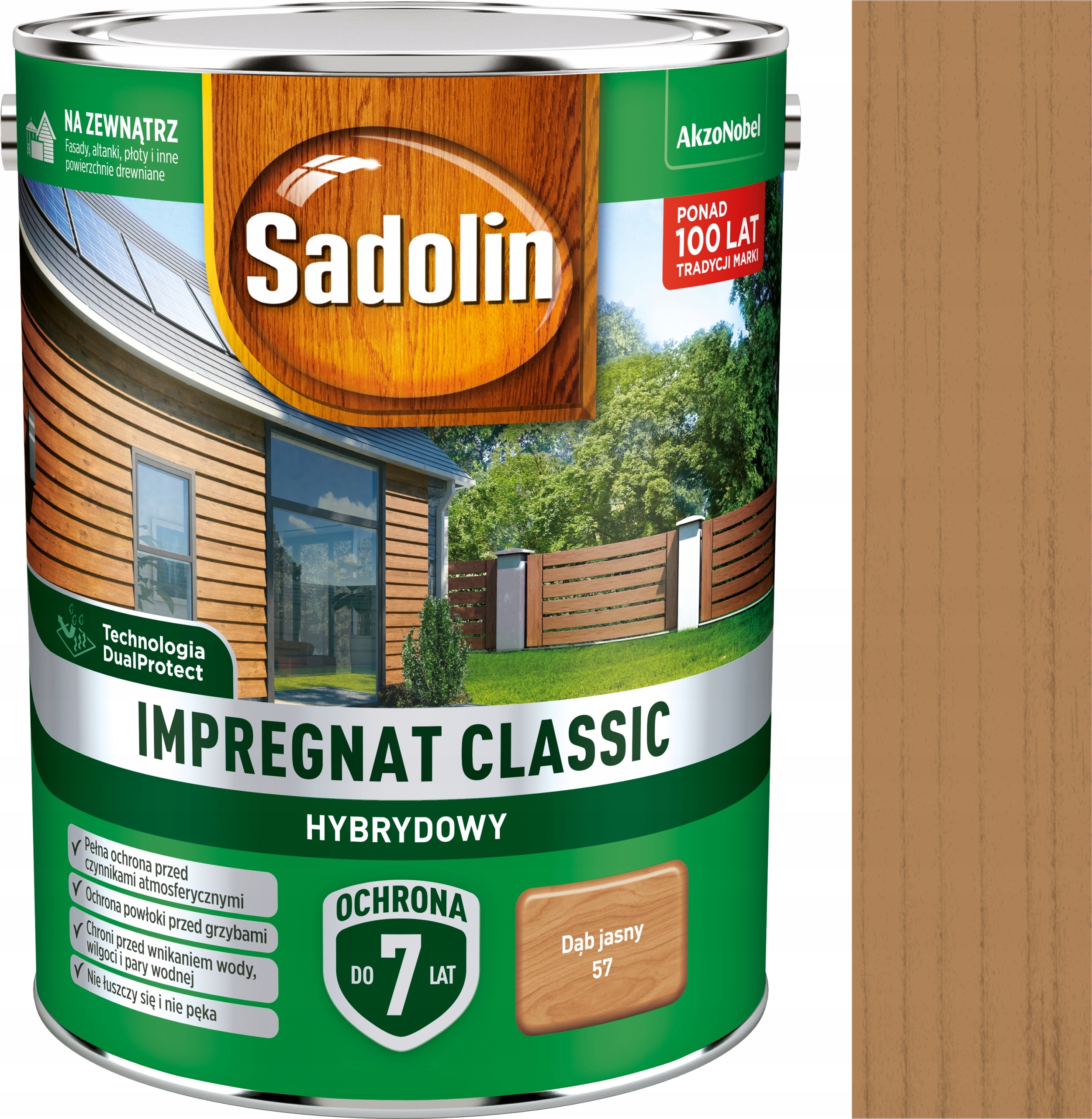 

Sadolin Classic Impregnat 4,5L Dąb Jasny