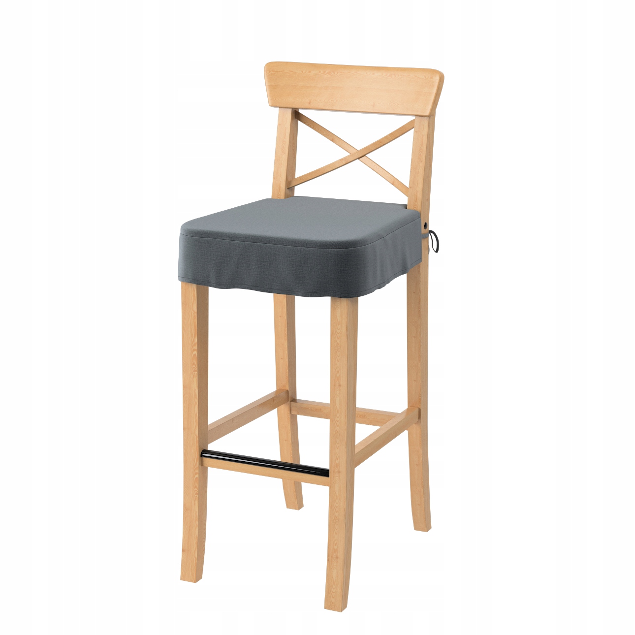 Sedák na barovou židli Ingolf Ikea černý