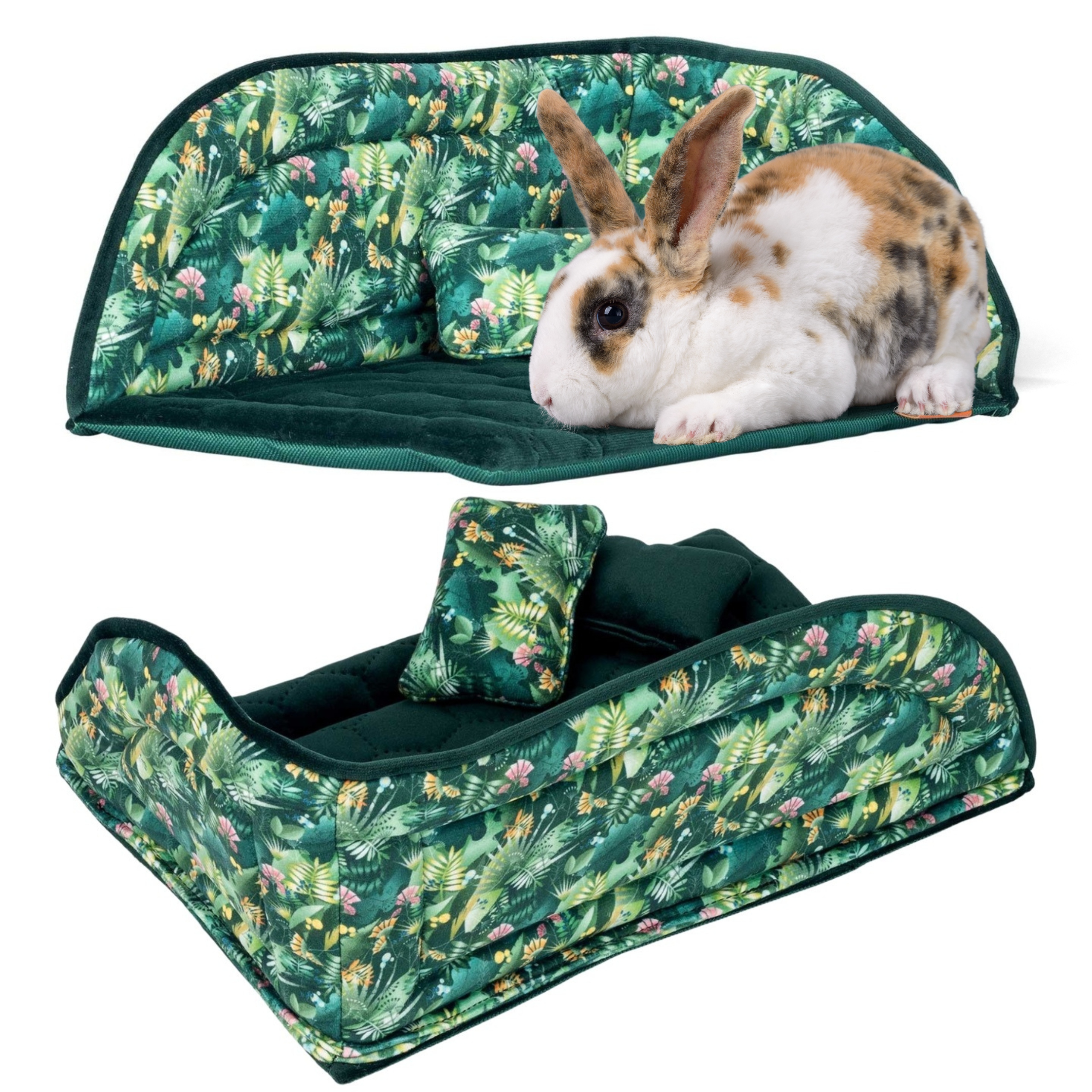 Levně Pelíšek Pohovka Potah Rohová Králíčci Prasátka Ježci Hlodavci 30x40 cm