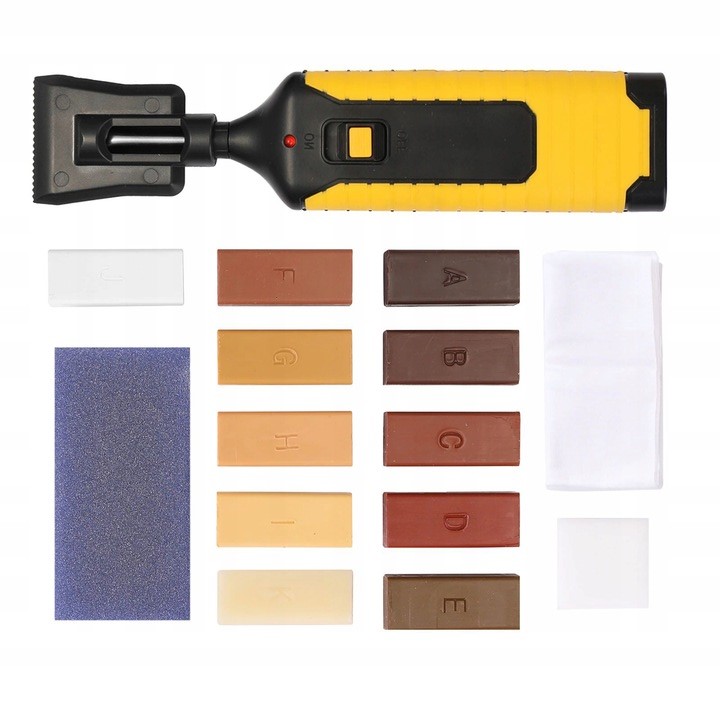 ZESTAW WOSKÓW DO NAPRAWY PŁYTEK GLAZURY TERAKOTY Typ gres