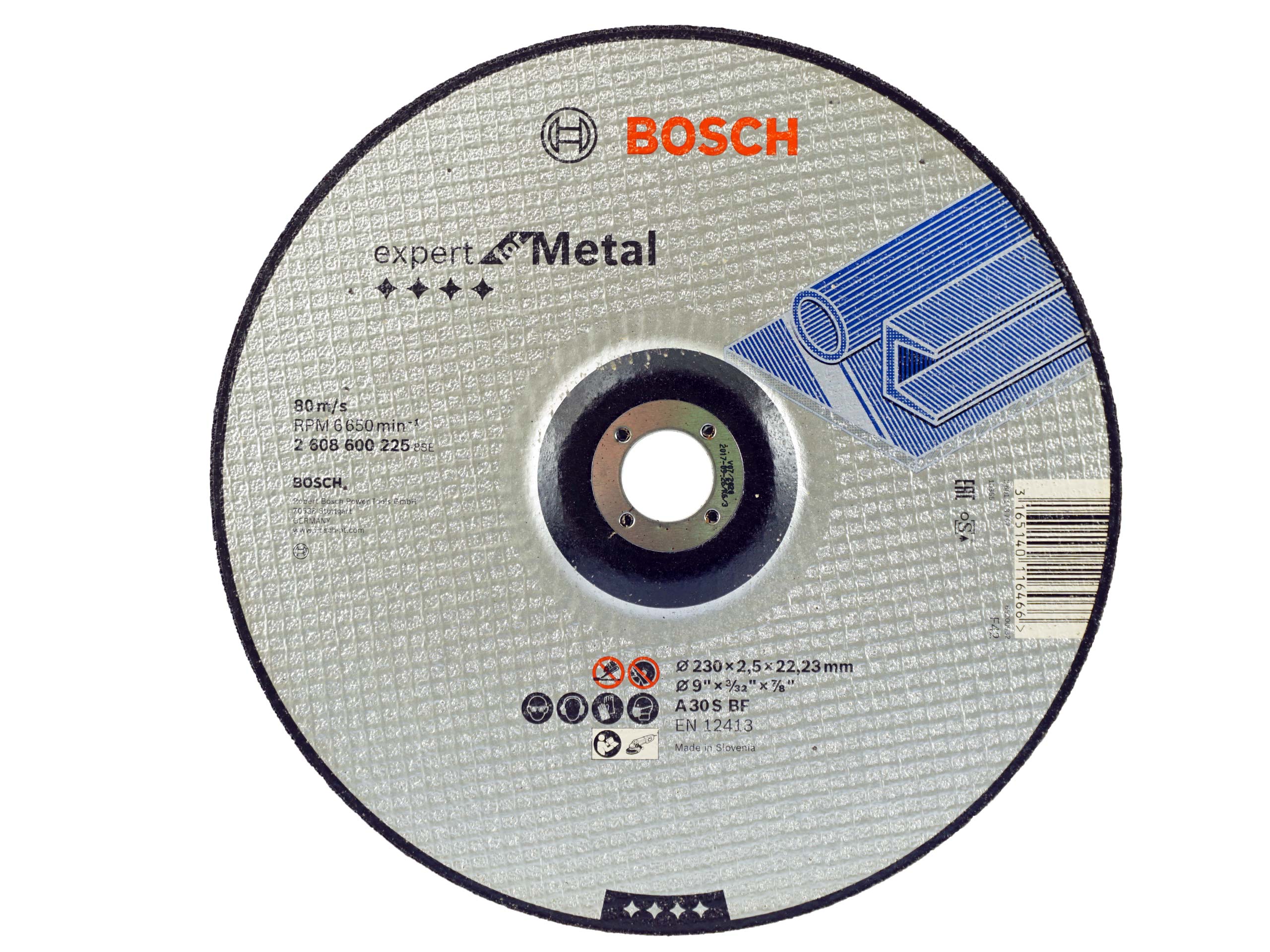 

Tarcza tnąca do metalu Bosch 230x22,23x2,5