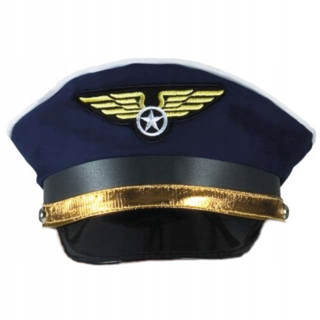 

czapka Pilota pilot lotnik strój Karnawał kapitan