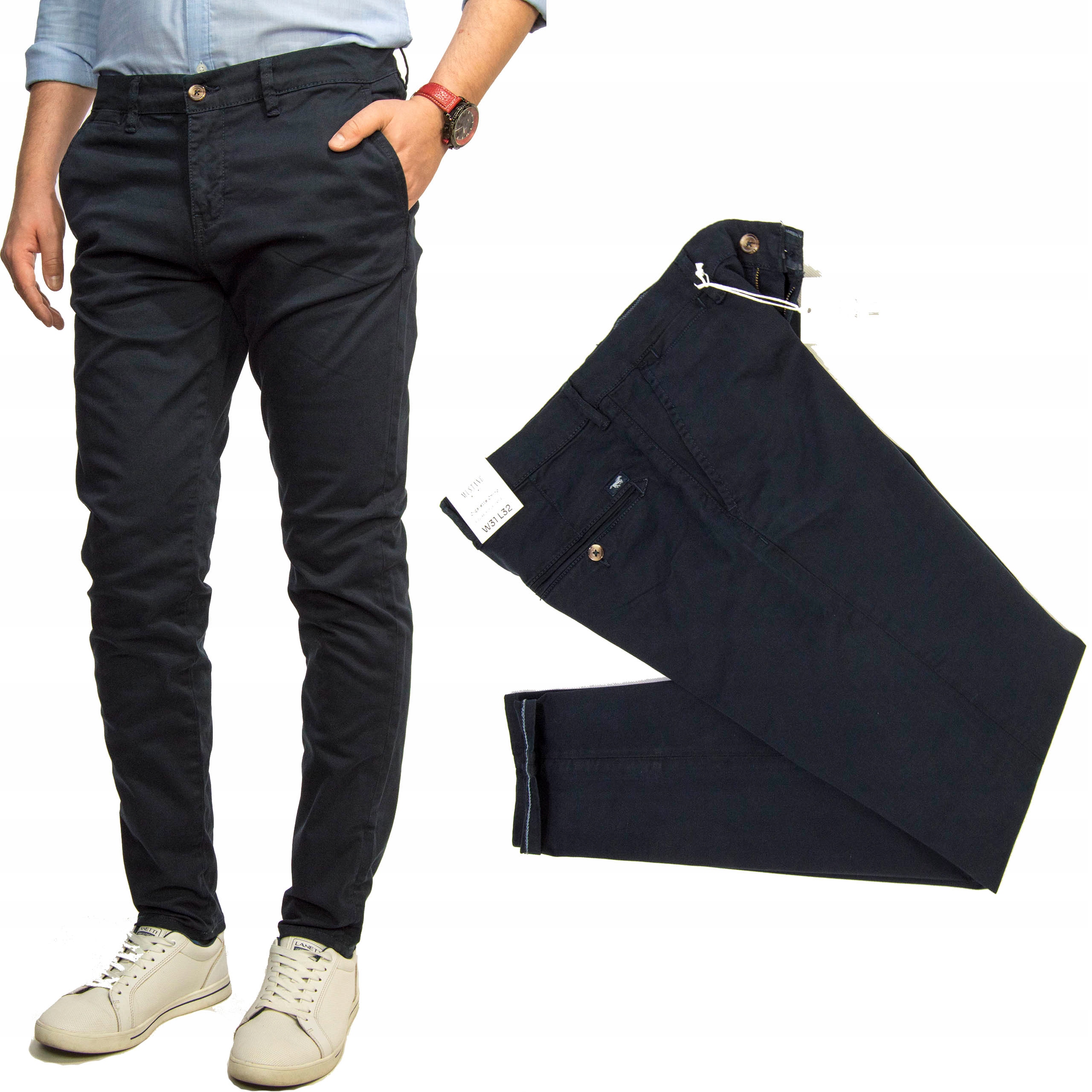 Mustang Cigarette Chino Ink pánské kalhoty W31 L32