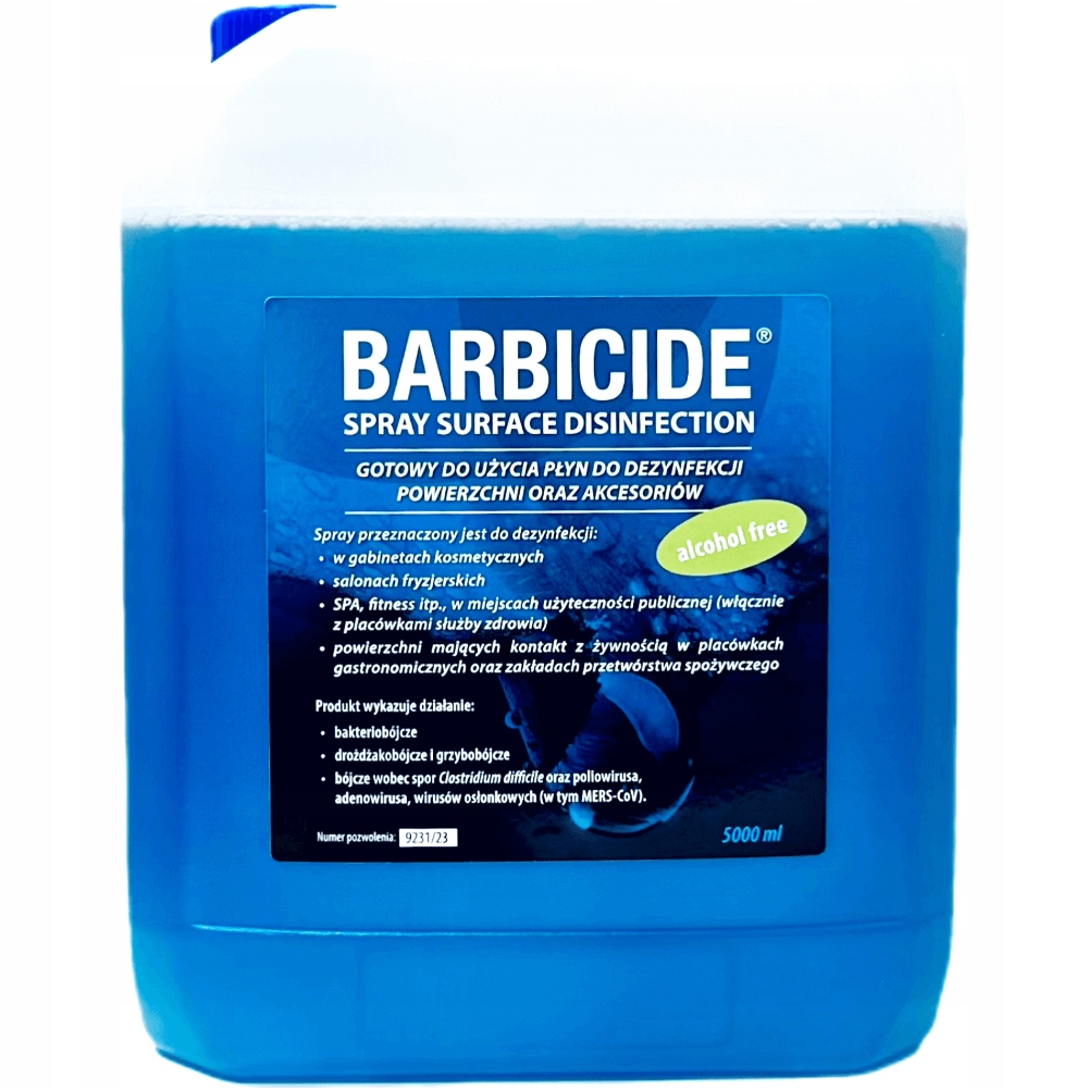 Zapas do dezynfekcji narzędzi Barbicide Spray 5l