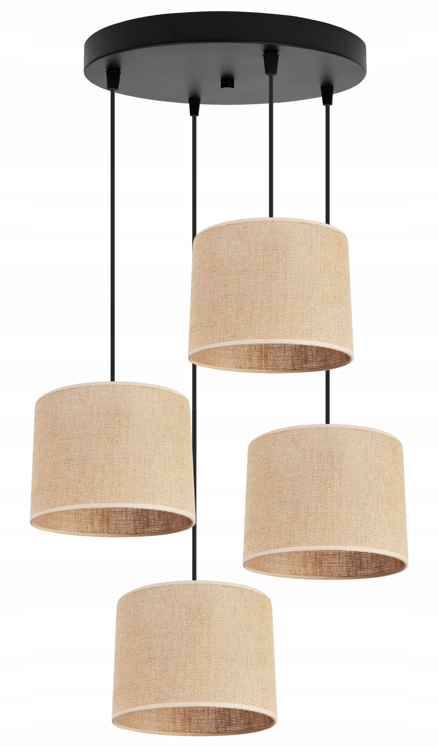 Stropná Závesná Lampa Luster Tienidlo Boho Juta Do Obývačky, Kuchyne, Izby