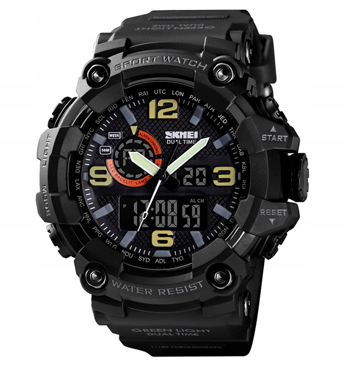 Pánské hodinky Skmei skm.1115201b.mn vojenské taktické