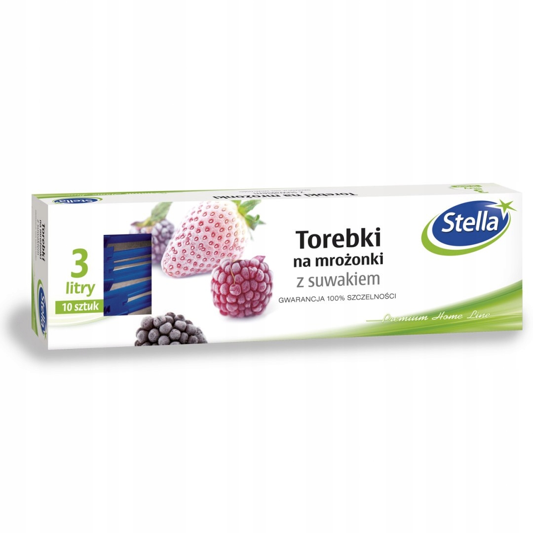 

Torebki na mrożonki Stella 3l 10 szt. z suwakiem