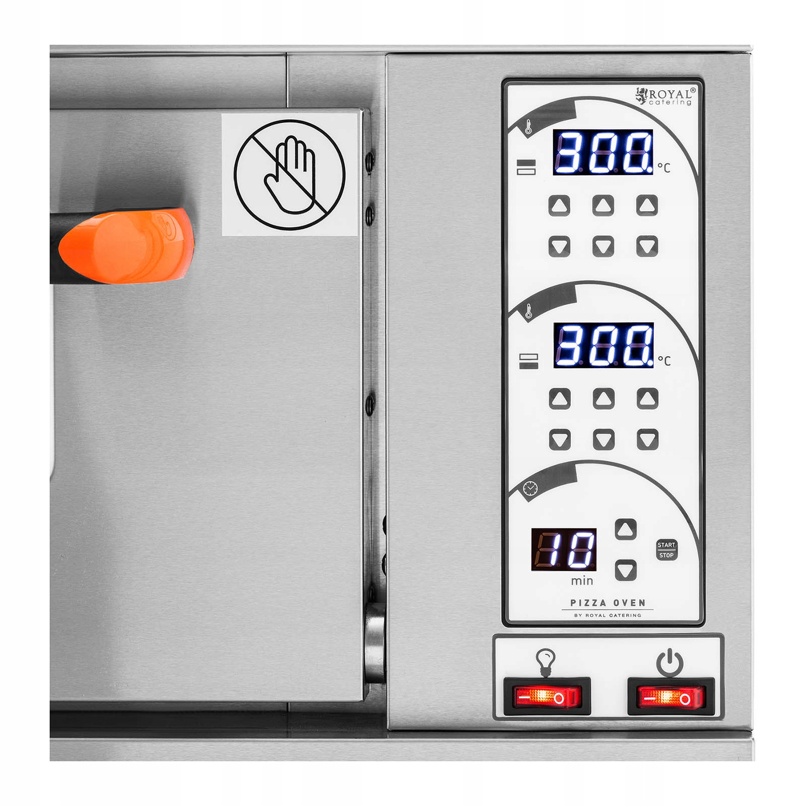 JEDNOKOMOROWY PIEC DO PIZZY 40cm KAMIEŃ MARMUROWY Marka Royal Catering