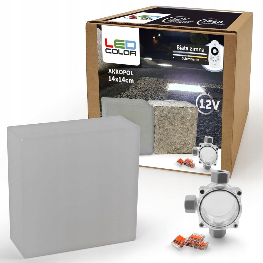 Oprawa Najazdowa LED Akropol 14x14 Zimna 12V