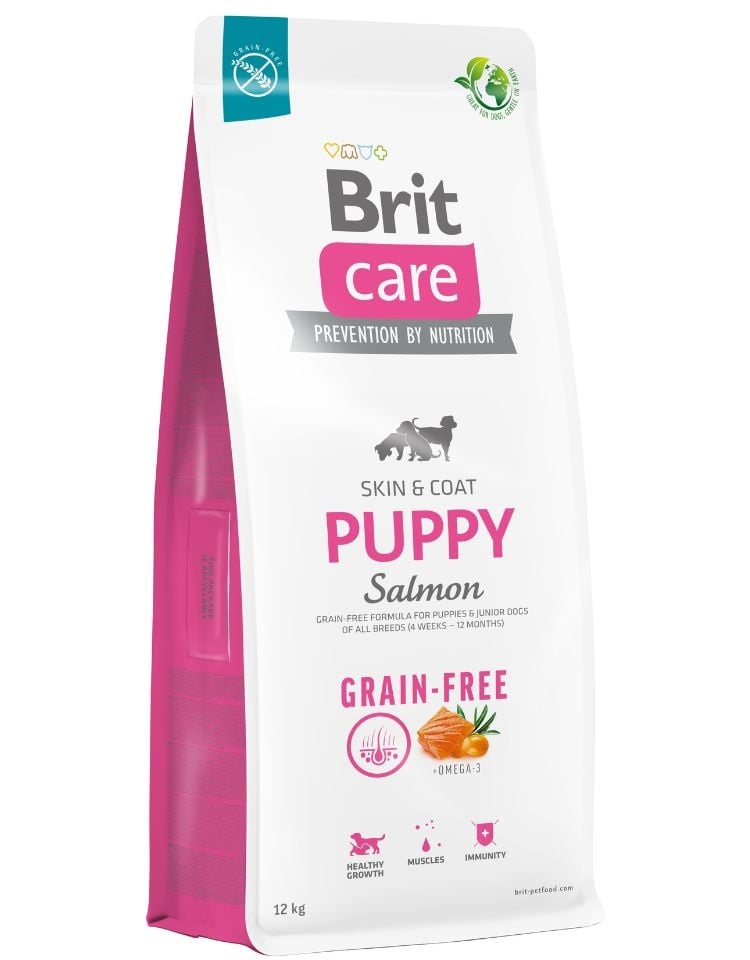Brit Care Grain-free Puppy karma sucha z łososiem 12 kg da szczeniąt