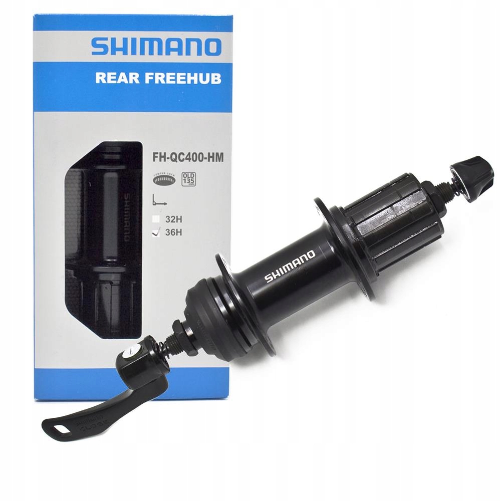 Zadní náboj jízdního kola Shimano Cues FH-QC400 Strojní Ložiska 8-11 rz 36H