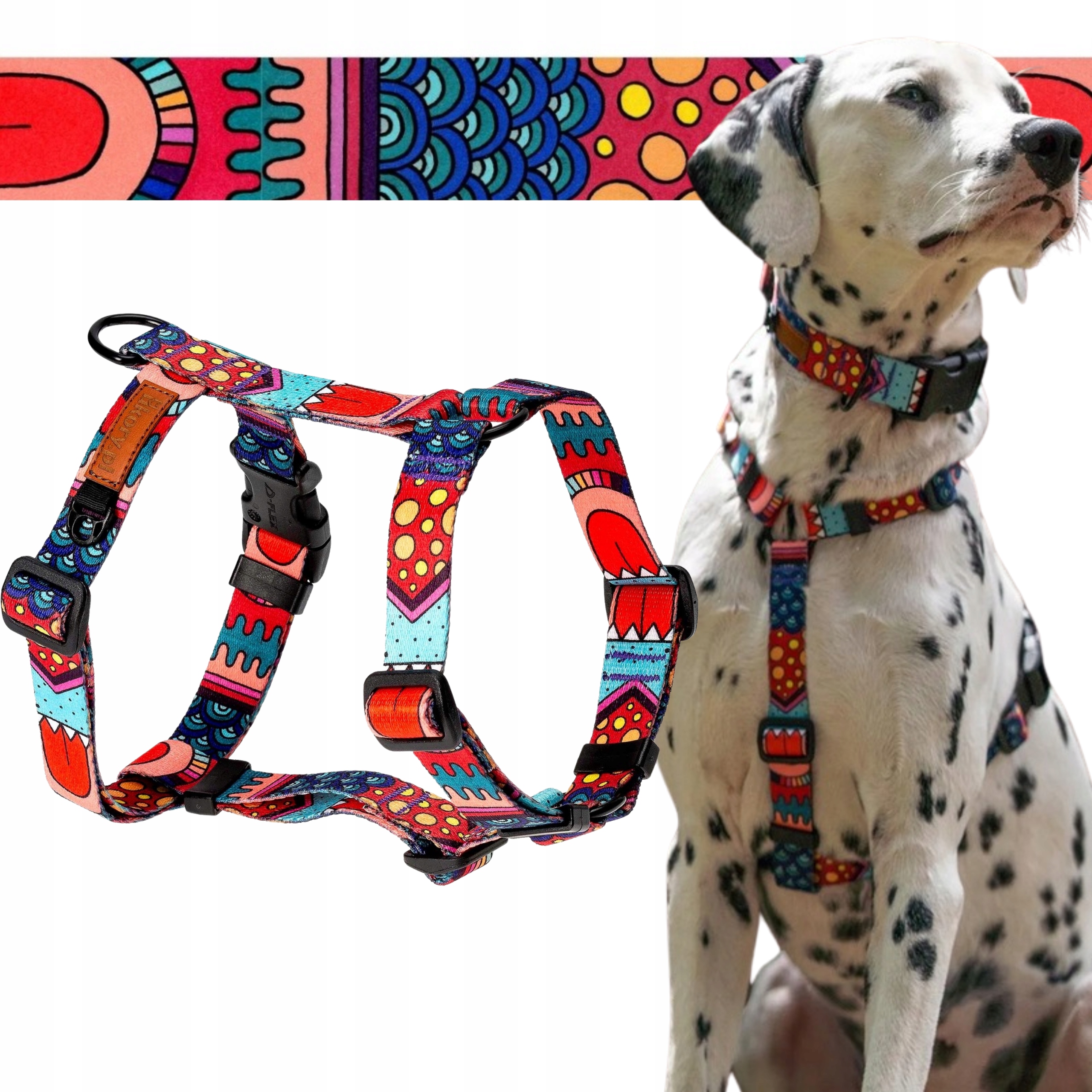 Levně Šle Guard s regulací pro malého psa štěněte S 15 mm Ukory