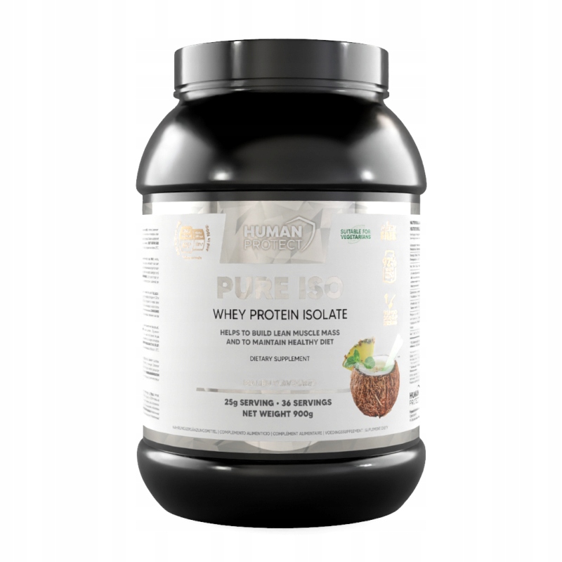 Human Protect Pure Iso 900 g Bílkoviny Izolát Wpi Jogurt Mango