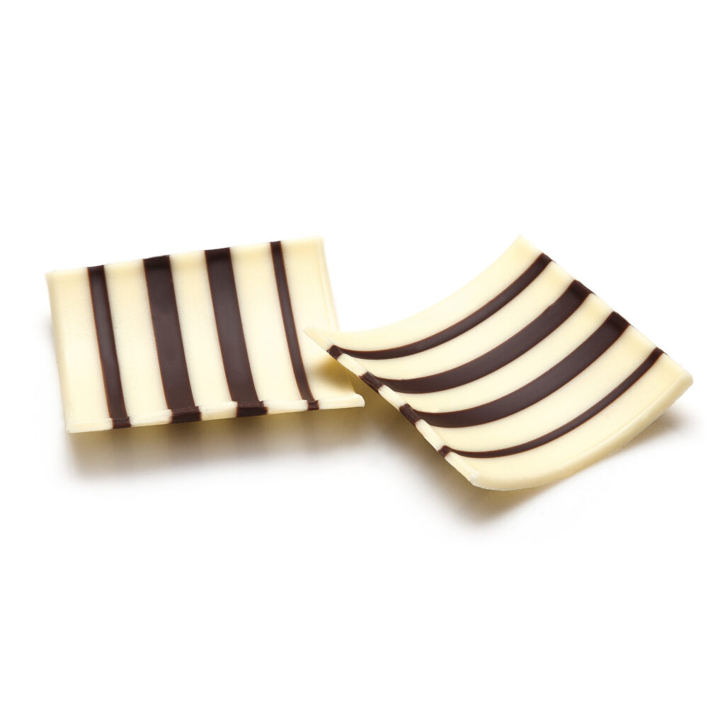 Passaty kwadraty czekoladowe dekoracje Marble Art Barbara Decor 145szt