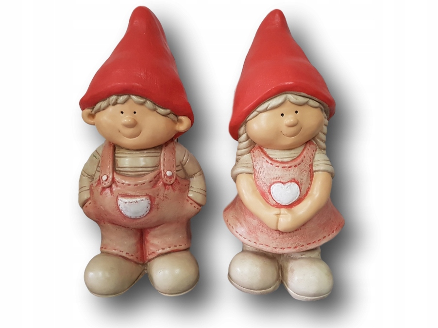 

Komplet Krasnali Krasnale Skrzaty Gnomy Ogród 42cm