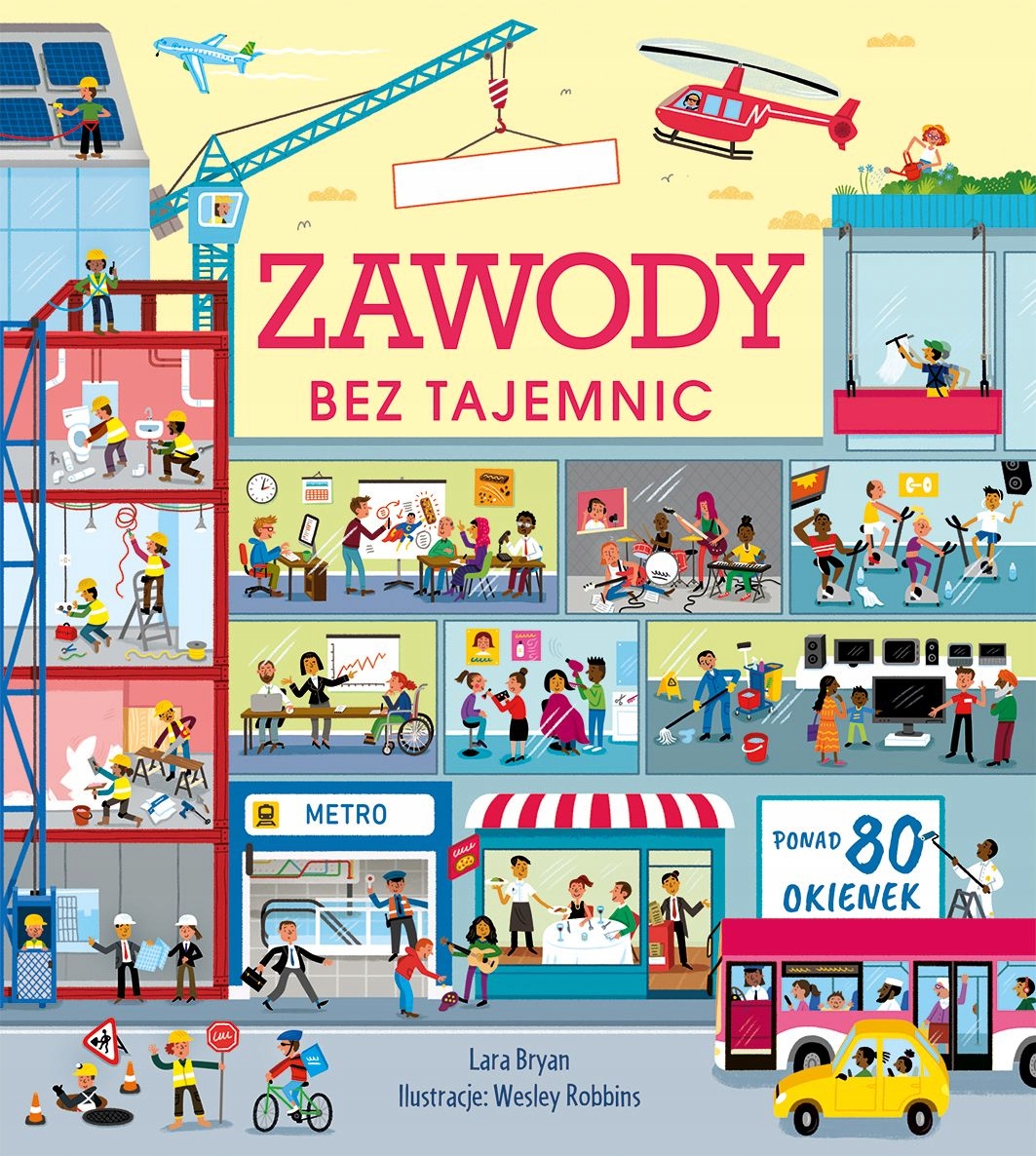 ZAWODY BEZ TAJEMNIC Książka z okienkami