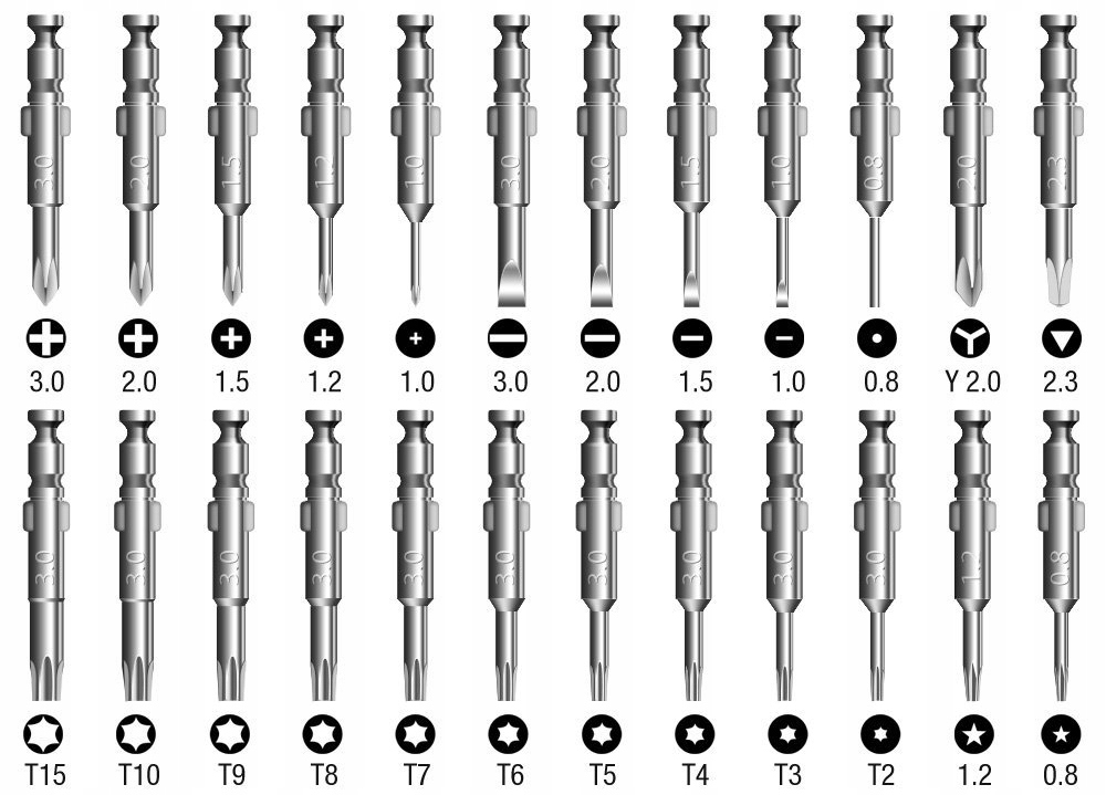ZESTAW ŚRUBOKRĘTÓW PRECYZYJNYCH 25w1 TORX WKRĘTAKI Marka SELL