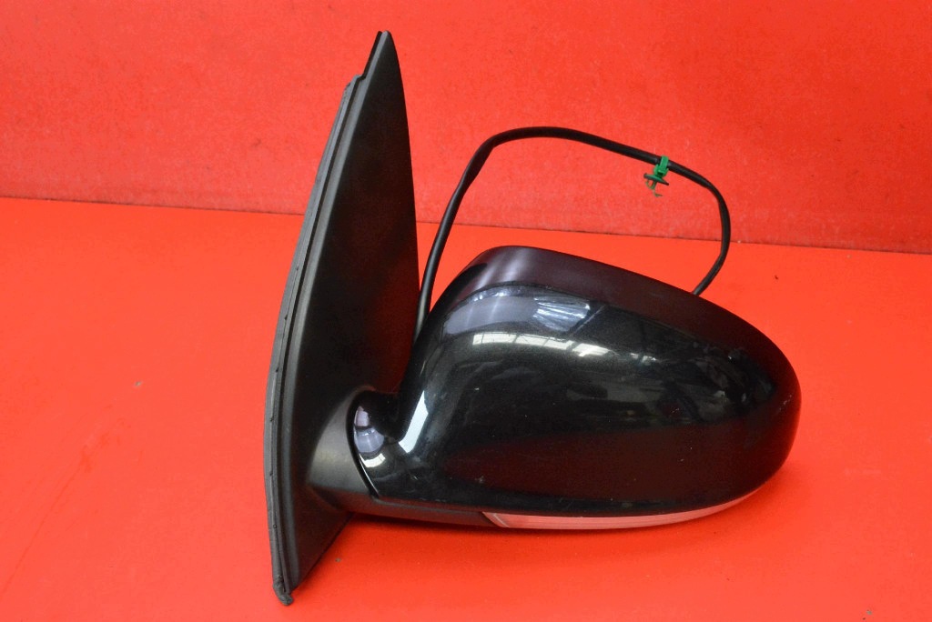 mirror left black, EU 010880 VW GOLF 5 V 03-09 7 PIN