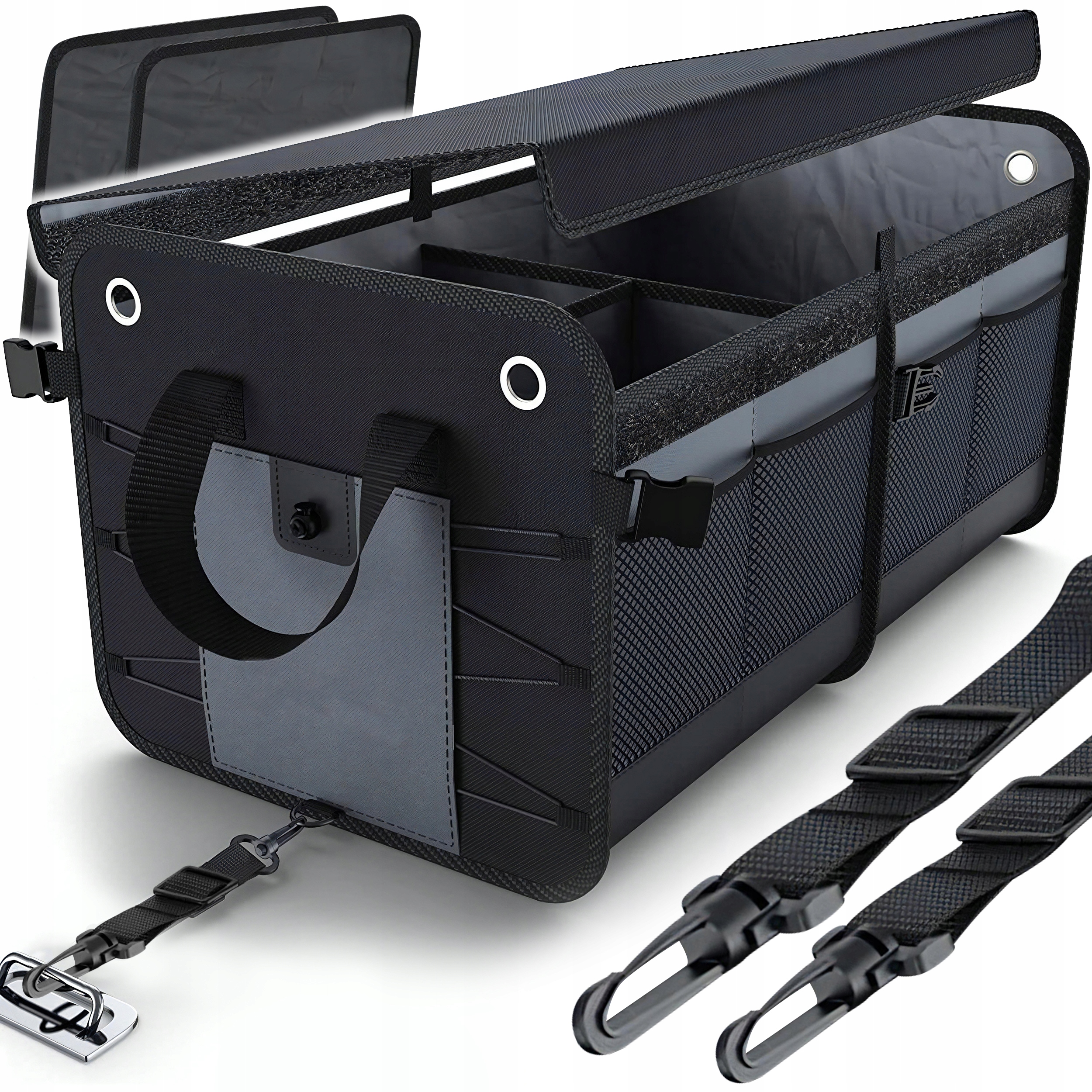 Organizer Do Bagażnika samochodowy Torba Antypoślizgowy Duży XXL Kieszenie