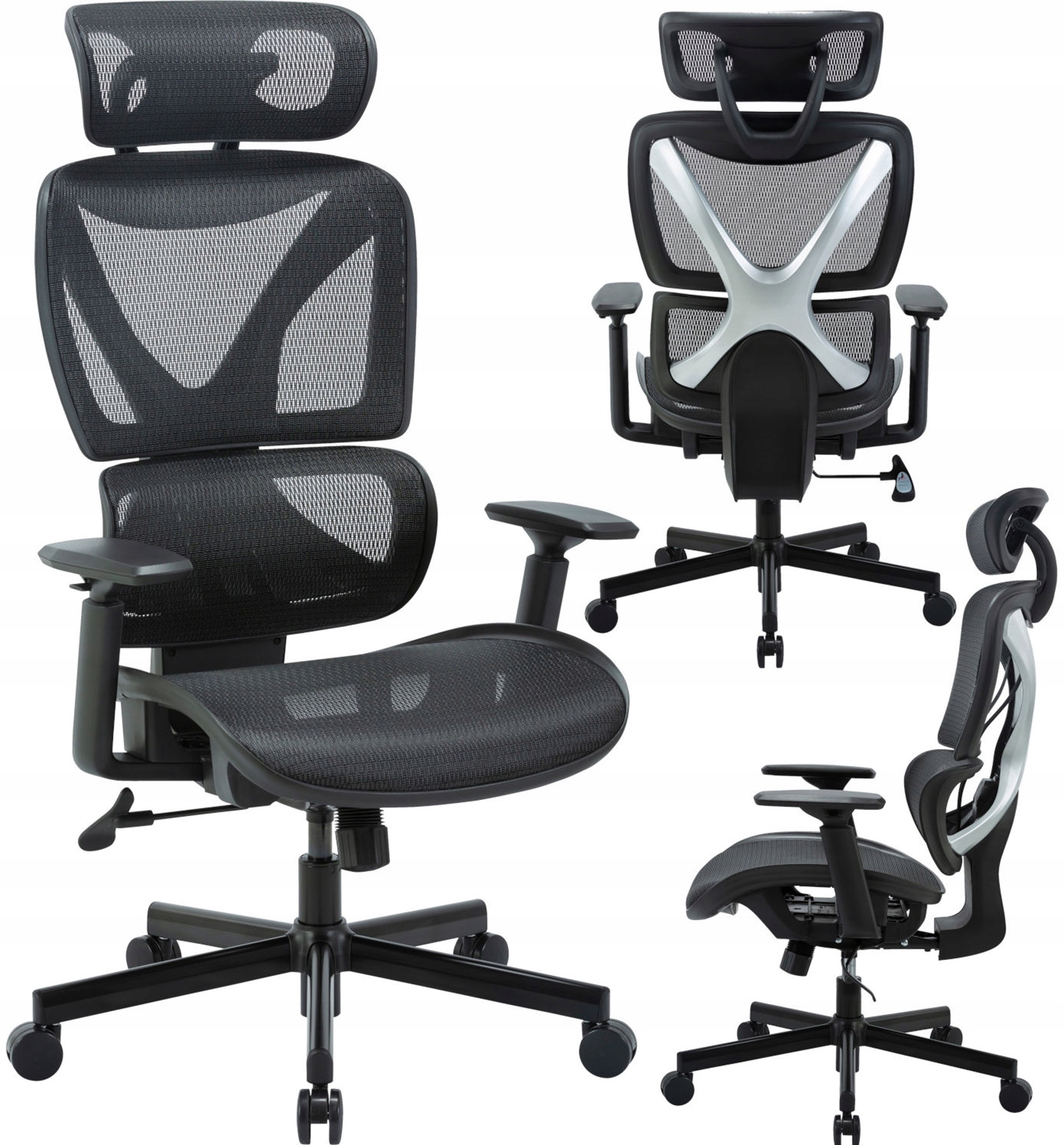 Fotel MOZOS Ergo-R Czarny