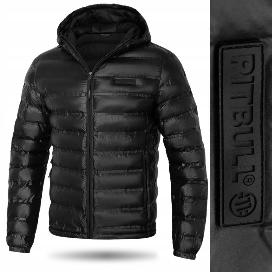 Kurtka Męska Zimowa Pit Bull Pikowana Puchowa Pitbull Sportowa Na Co Dzień