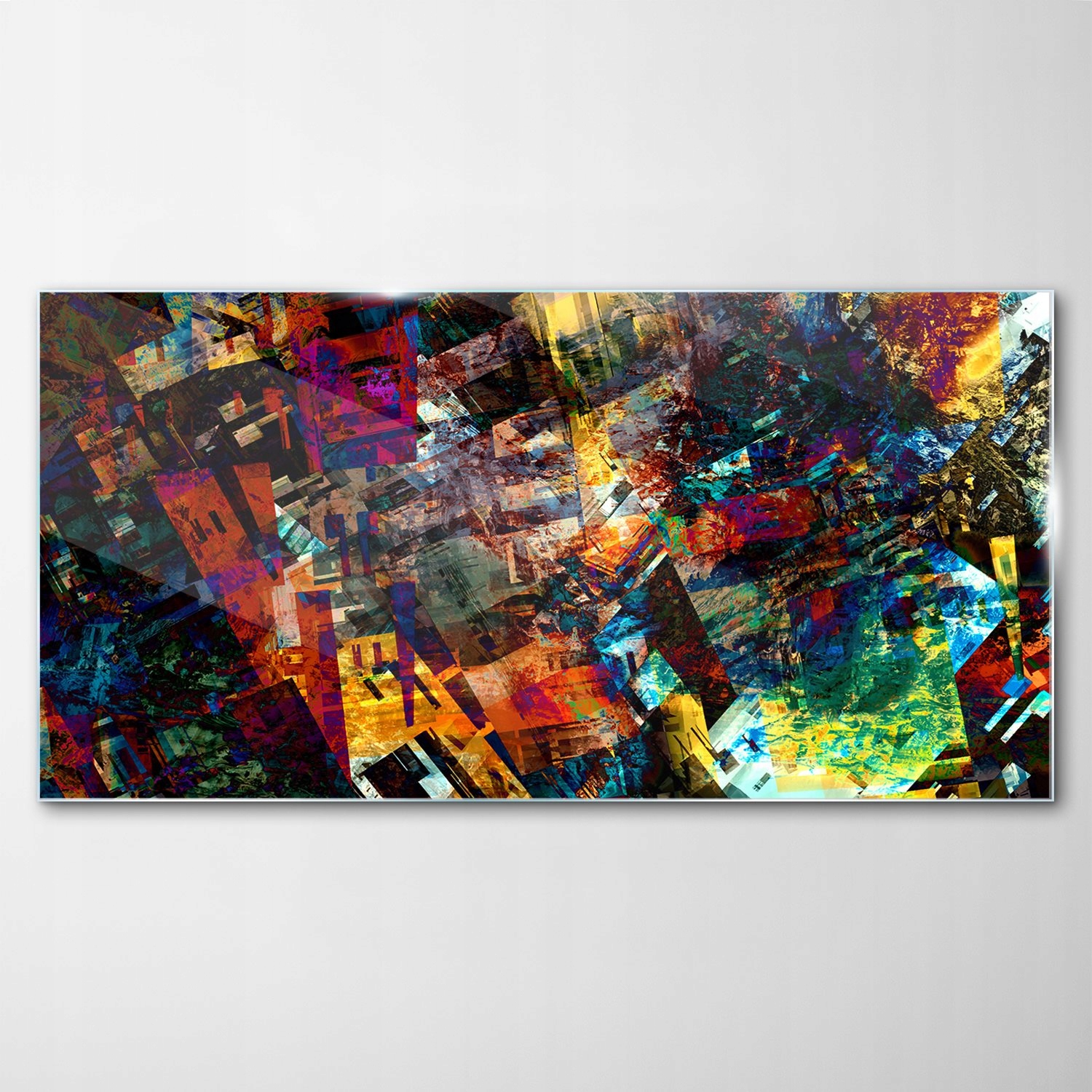 Obraz na skle Dekor Abstrakcia Krajina 100x50