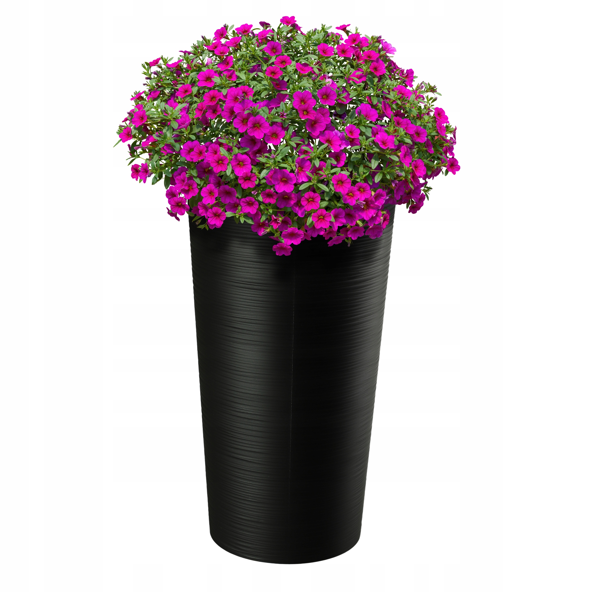 Květináč Květináč 57 cm Obal Na Květináč Vložka Do Květináče Plastová Černá
