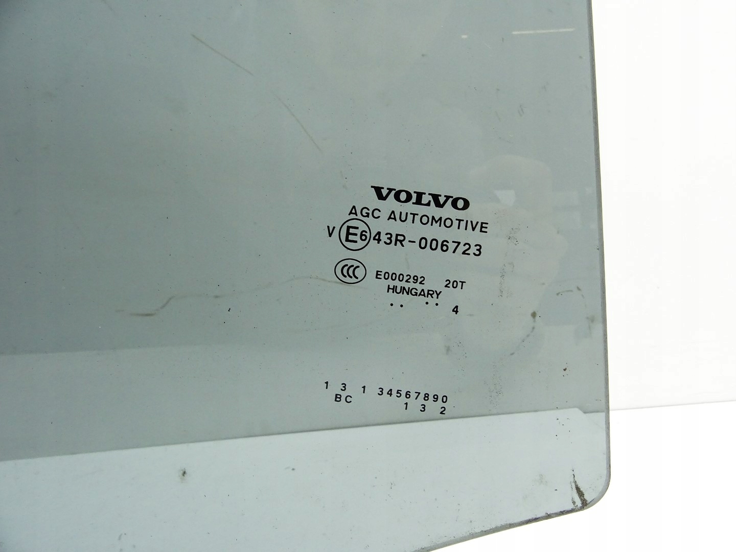 window side door right rear part right rear VOLVO V40 II 2014