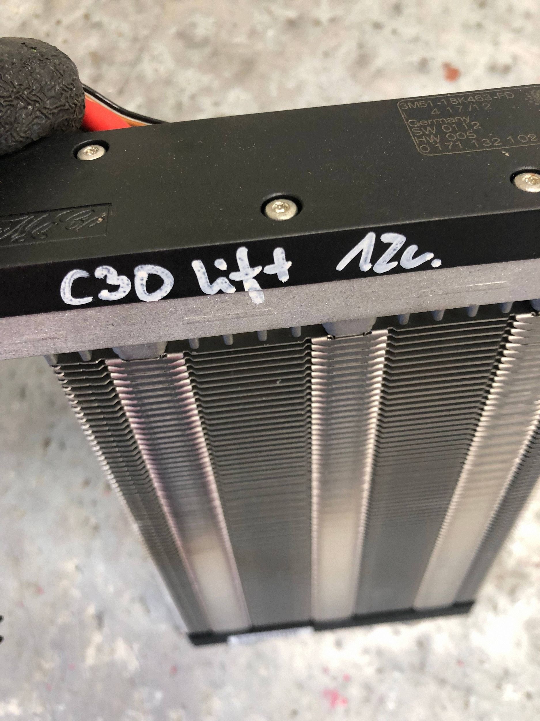 heater electrical VOLVO C30 LIFT 3M51-18K463-FD