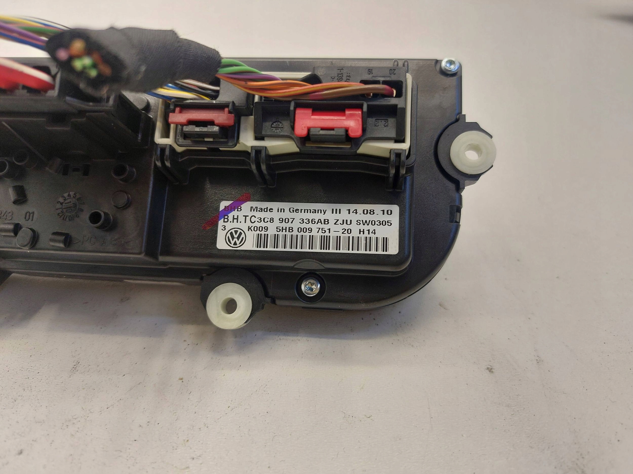 VW GOLF VI PASSAT B7 TOURAN Unite commande clima Bouches buses 3C8907336AB