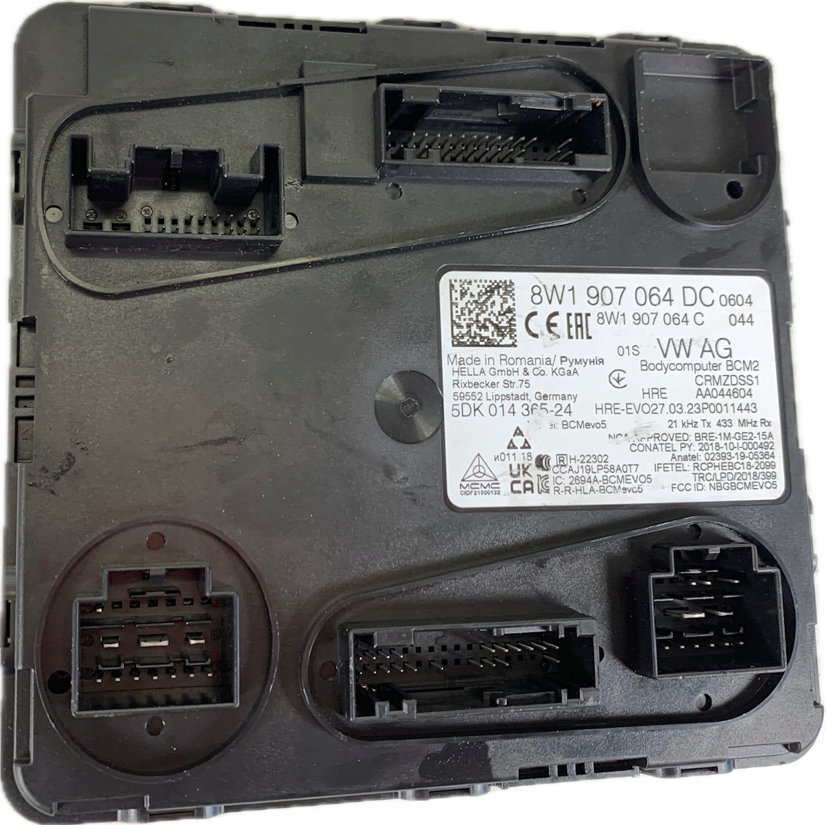 AUDI A4 B9 A5 RS5 control unit comfort control unit 8W1907064DC