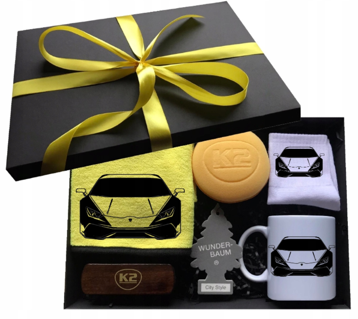 Sada dárek pro chlapce, otce, bratra, řidiče auta Lamborghini