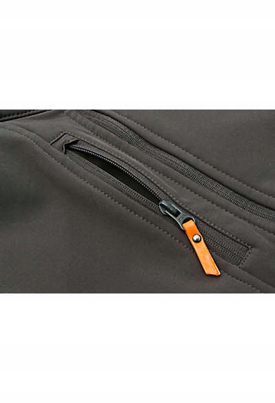 Kurtka unisex SoftShell Transformer wodoodporna Szara 3XL Materiał dominujący poliester