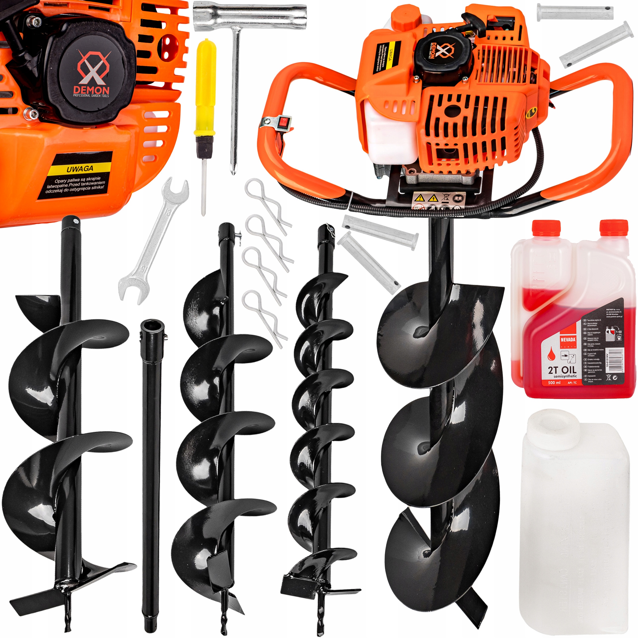 

Świder Spalinowy Wiertnica Glebowa 3 Wiertła +olej