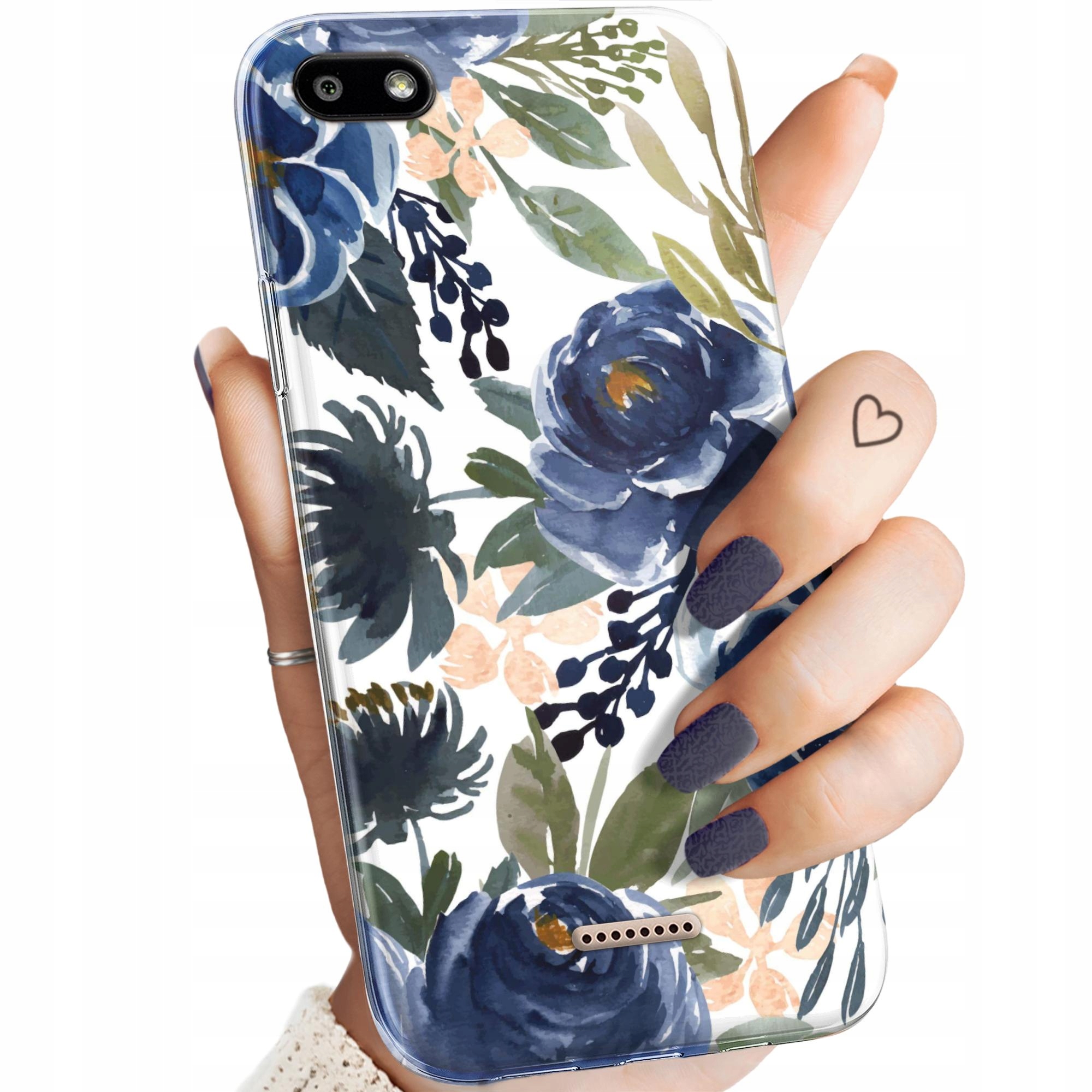 ETUI DO XIAOMI REDMI 6A WZORY KWIATY KWIECISTE FLOWER OBUDOWA POKROWIEC