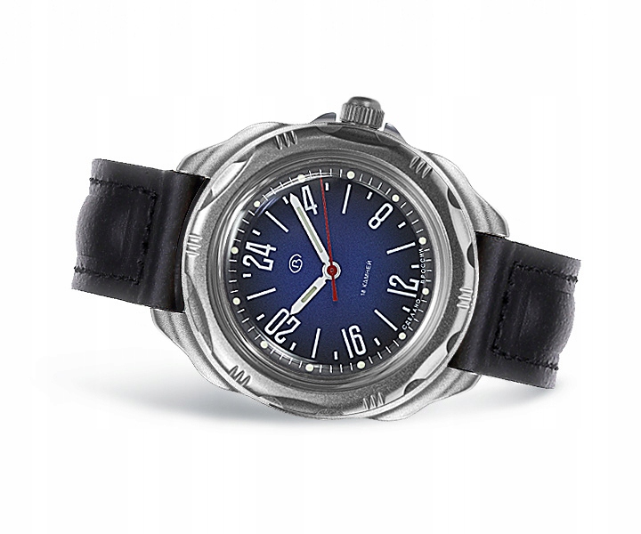 Wostok Vostok KAMANDIRSKI-nový 21617G-mat-24 Hodinový „Titanium“