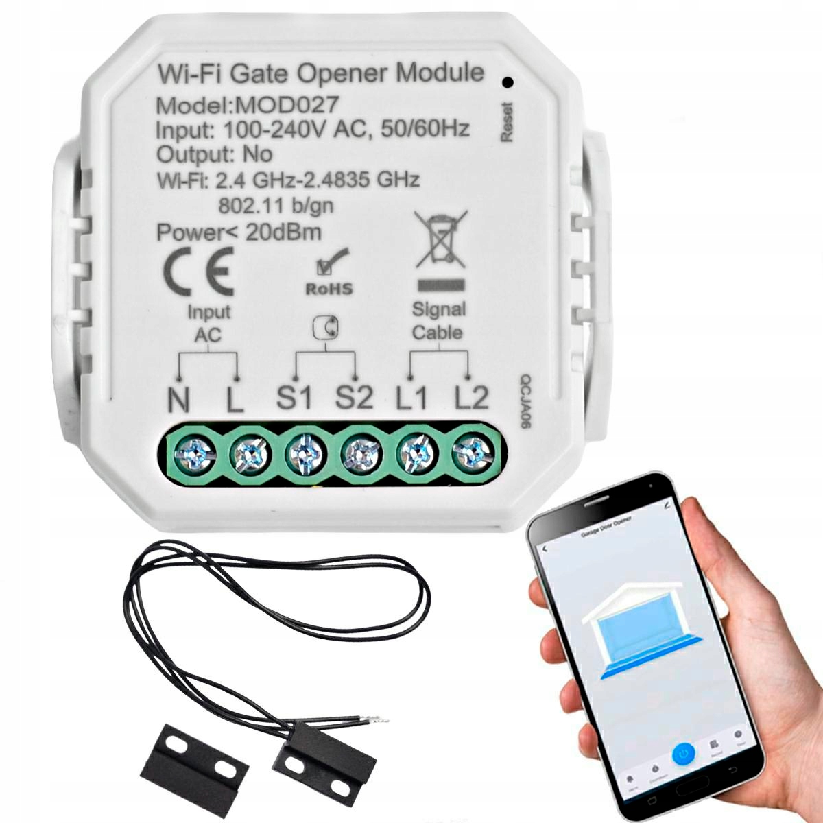 STEROWNIK BRAMY GARAŻOWEJ WIFI TUYA MODEMIX