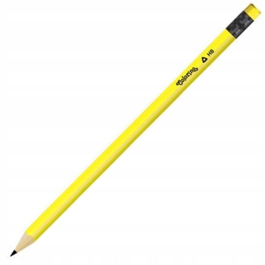 

Colorino Ołówek Hb Trójkątny Z Gumką neon 39972