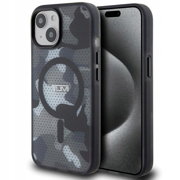 Tumi TUHMP15STCAMK iPhone 15/14/13 6.1" czarny Frosted Camo MagSafe