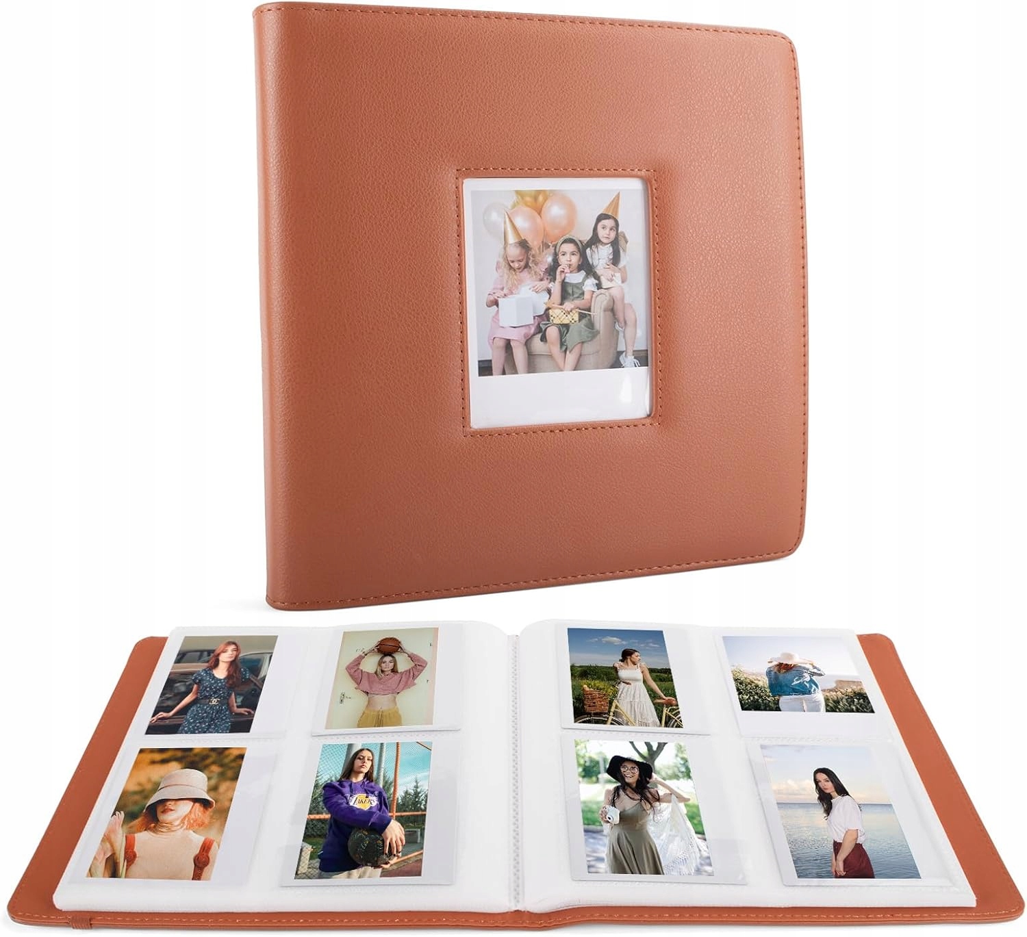 Album na Zdjęcia 288 do FujiFilm Instax WIDE 400/300/210/ Wide Evo, Brązowy