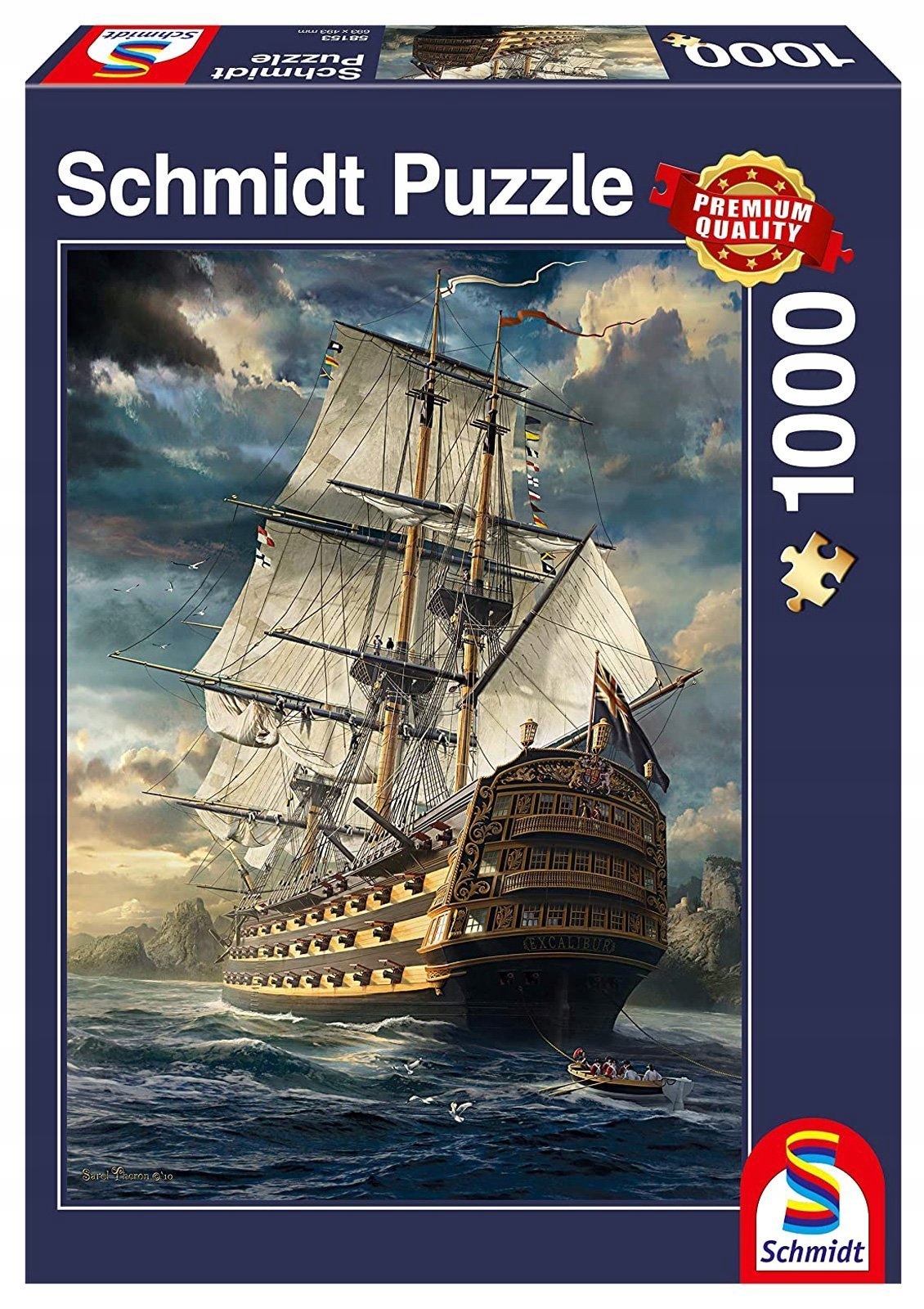 

Schmidt Pq Puzzle 1000 el Żagle w górę