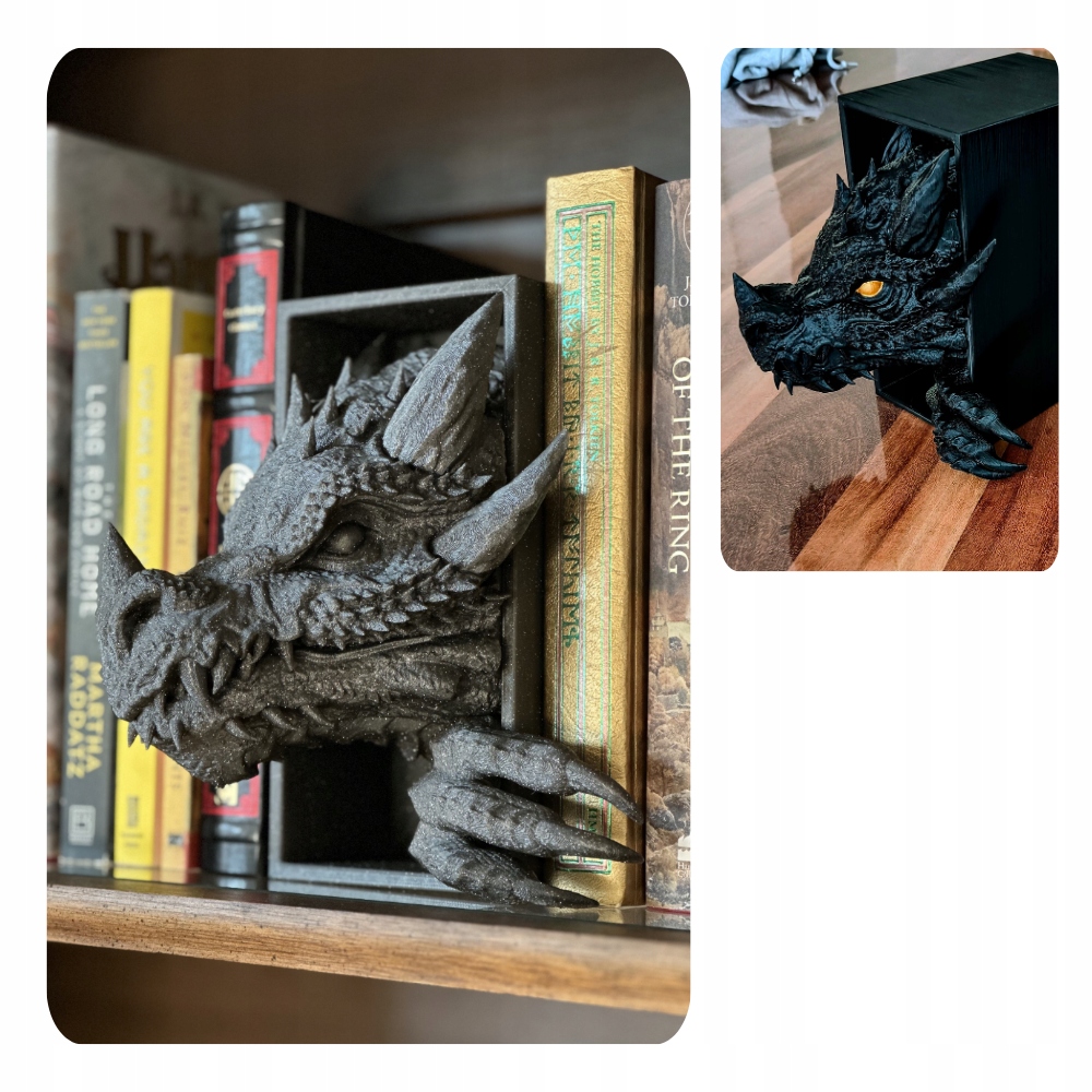 Opěrka na knihy, stojan, obdélník Dragon Smok Smaug