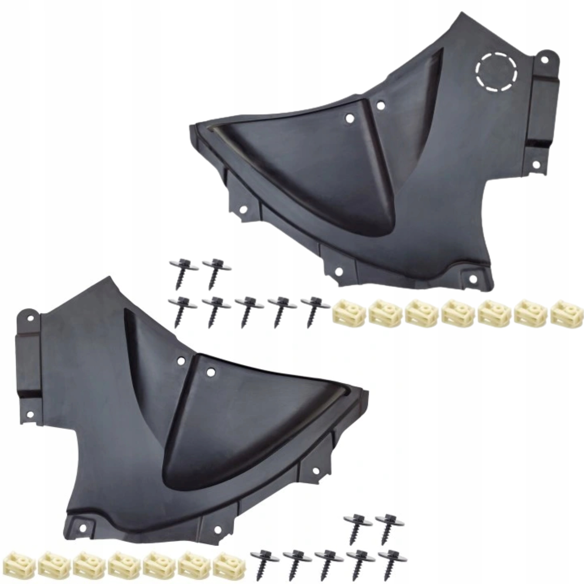 Bmw 3 G20 G21 19- Krytky Výklenku Podběhů Kol Spodní Přední Sada P+l Sponky