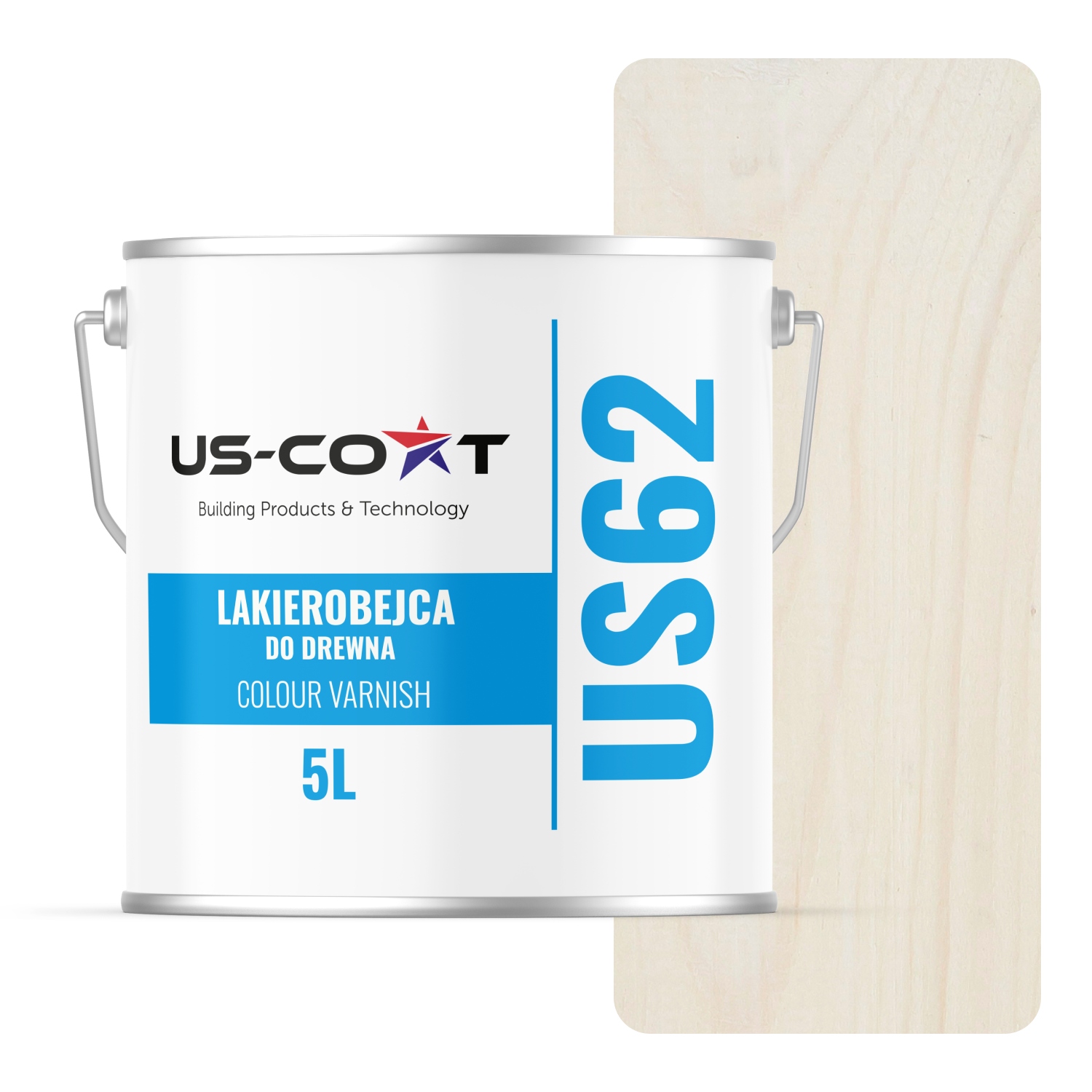 Nátěr Na Dřevo 3V1 Extra Lazura Barva Bílý Satén 5L Ochranný Uv