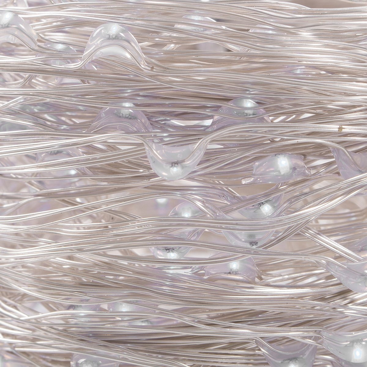 LAMPKI DRUCIKI 100LED NIEBIESKIE+BIAŁE ŚWIATEŁKA MIRKO ŻYŁKI NA BATERIE 10m Marka Springos