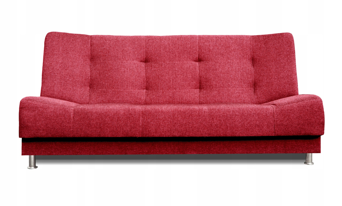 WERSALKA KANAPA OLIVIA czerwona spanie sprężyny