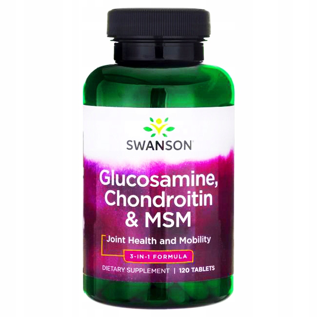 Swanson Glukozamina Chondroityna MSM 120 tabletek